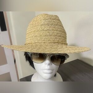 🍂 Nine West Natural Straw Sun Hat